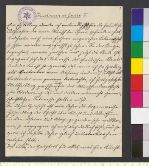 Brief von Schuckmann, Kaspar Friedrich von an Goethe, Johann Wolfgang von