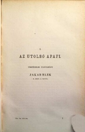 Magyar történelmi tár : a történelmi kútfők ismeretének előmozdítására, 21. 1875 = N.F., Bd. 9