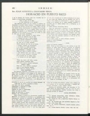 Horacio en Puerto Rico