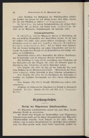 44-51, Erziehungssachen
