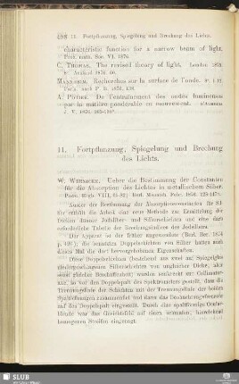 11. Fortpflanzung, Spiegelung und Brechung des Lichts