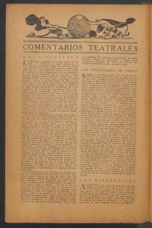 Comentarios teatrales