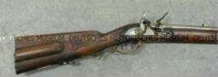 Jägerbüchse mit Steinschloß, Modell 1810, gesiegelte Probe