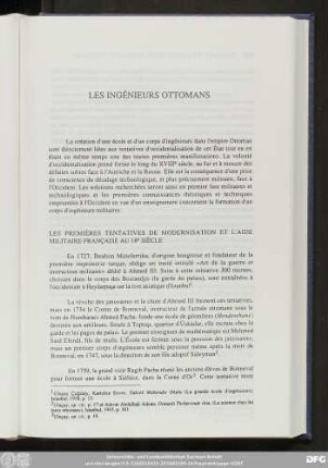 Les Ingénieurs Ottomans