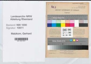 Entnazifizierung Gerhard Malzkorn, geb. 17.11.1912 (Vermessungstechniker)