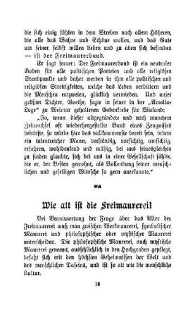 Wie alt ist die Freimaurerei?