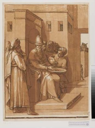 Pontius Pilatus wäscht seine Hände (in Unschuld)