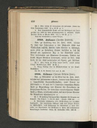 1733. Hübener (Joachim Friedrich).