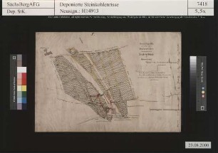 Beschert Glück, Steinkohlenwerk, Oberhohndorf, Baue auf dem Schichtenkohlenflöz