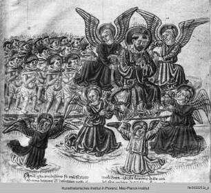 Oddi, Specchio de l'Ordene (La Franceschina) : Engel tragen Franziskus gen Himmel