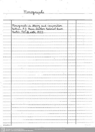 Monographs
