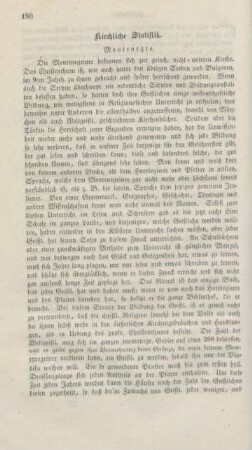 180-189 Kirchliche Statistik
