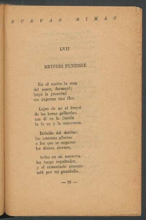 LVII - Brindis fúnebre
