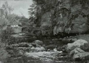 Mühle am Waldbach (Lochmühle im Liebethaler Grund)
