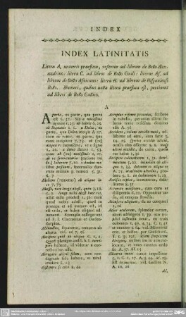 Index Latinitatis