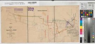 Weetfeld (Hamm), Umlegung Weetfeld, Wegenetzkarte Beiblatt