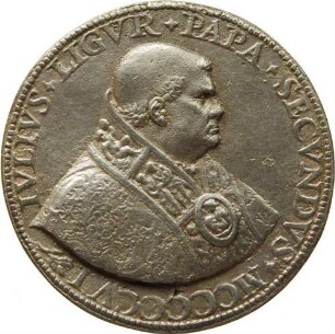 Papst Julius II. - Grundsteinlegung von St. Peter in Rom