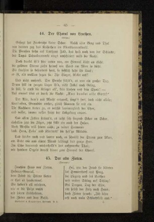 44. Der Choral von Leuthen.
