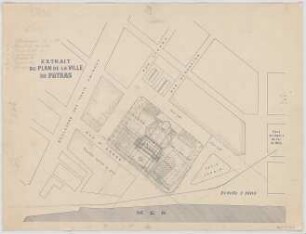 Thiersch, August ; Patras (Griechenland); Griechisch - Orthodoxe Kirche - Lageplan