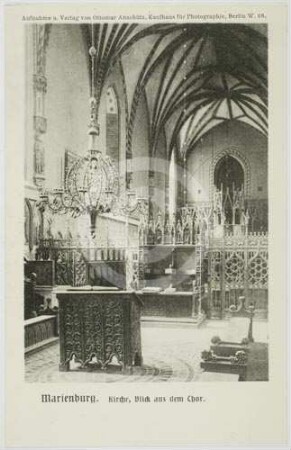 Chor der Schlosskirche von Marienburg