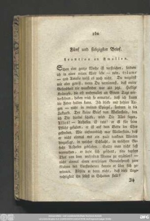 Fünf und siebzigster Brief. Leontine an Amalien.