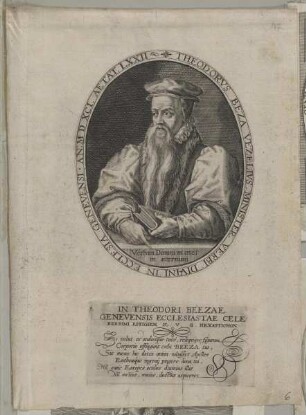Bildnis des Theodorvs Beza