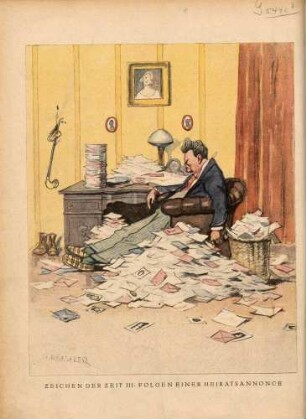 "Zeichen der Zeit III: Folgen einer Heiratsannonce"