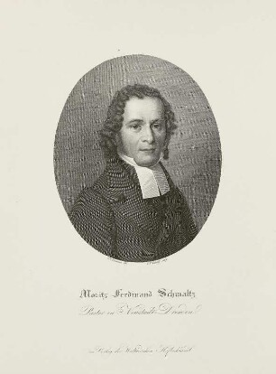Bildnis des Dresden-Neustädter Pastors Moritz Ferdinand Schmaltz