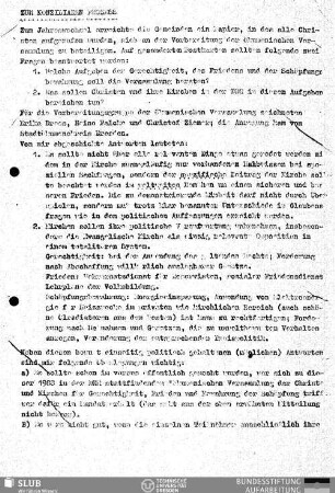 Zum Konziliaren Prozeß