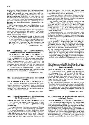 Anerkennung von Berufsschulen als beruflich ausgebaute Schulen : [Amtliche Erlasse] ; [Amtlicher Teil]
