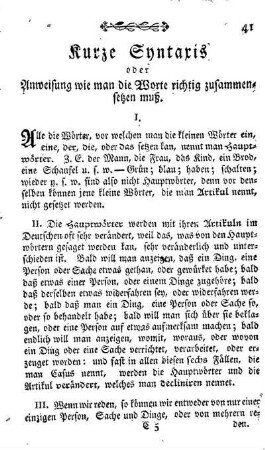 Anweisung wie man die Worte richtig zusammensetzen muß