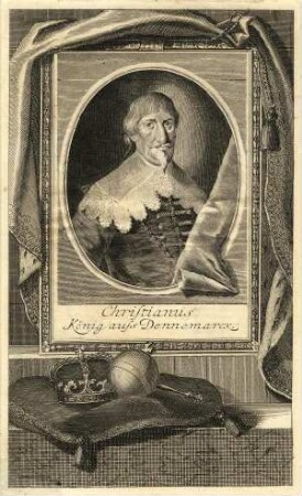 Bildnis von Christian IV. (1577-1648), König von Dänemark