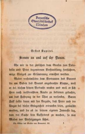 Die Söhne des Grafen von Bonneval : historischer Roman, 3