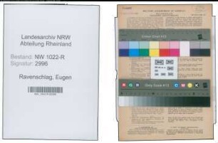 Entnazifizierung Eugen Ravenschlag , geb. 13.11.1885 (Postbeamter)