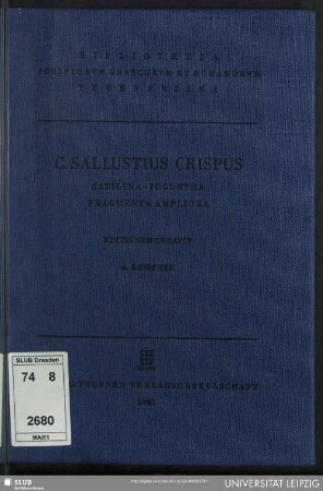 Catilina, Ivgvrtha, Fragmenta ampliora