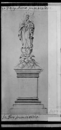 Heidelberg Aus Thesaurus Palatinus Zeichnung - (Jesuitenkirche) - Figur