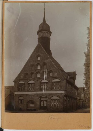 Rathaus, Krempe: Ansicht (aus: Skizzen- und Fotoalbum 29)