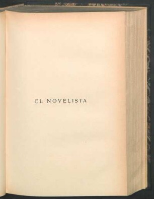 El novelista