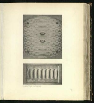 Musikzimmer, Stuckdecke
