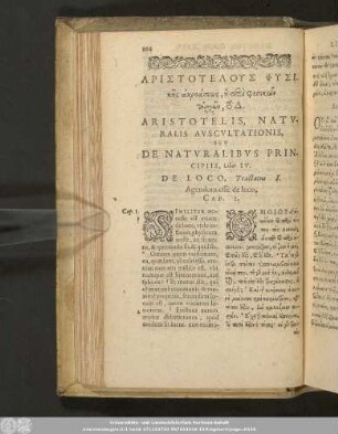 De Loco, Tractatus I. Agendum esse de loco, Cap. I.