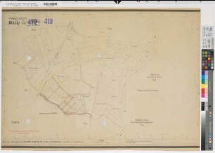 Altlünen (Lünen), Werne, Zusammenlegung Altlünen-Wethmar, Bl.3 Zuteilungskarte Werne, Stadt Flur 48