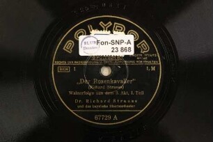 "Der Rosenkavalier" : Walzerfolge aus dem 3. Akt, I. Teil / (Richard Strauss)