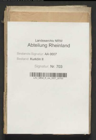 Jahresrechnungen des Uerdinger Rheinzolls
