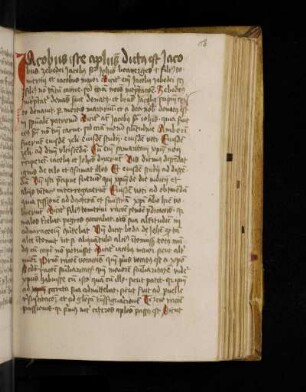 Jacobus de Voragine: Legenda aurea. Ex legenda aurea sancto Jacobo apostolo. Jacobo iste apostolus dictus est Jacobus Zebedei …