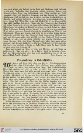 28: Kriegerehrung in Gedenkstätten