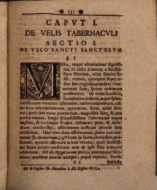 De Velis Tabernacvli Atqve Templi