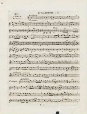 No. 2 Hymne. Par Gossec.