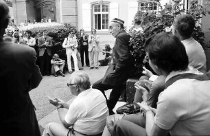24. Tagung 1974 Chemiker; Verabschiedung: Werner Forßmann sitzend Mitte, rechts Nikolai N. Semenov