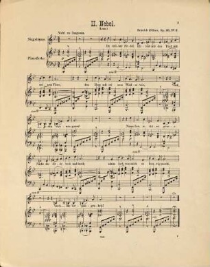 Enelysion : ein Liedercyclus von Lenau ; fünf Gesänge für eine mittlere Stimme mit Klavierbegleitung ; op. 36