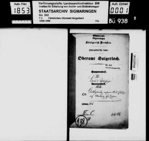 Heiligenzimmern: Kultivierung mehrerer Ödplätze auf der Gemeindemarkung
